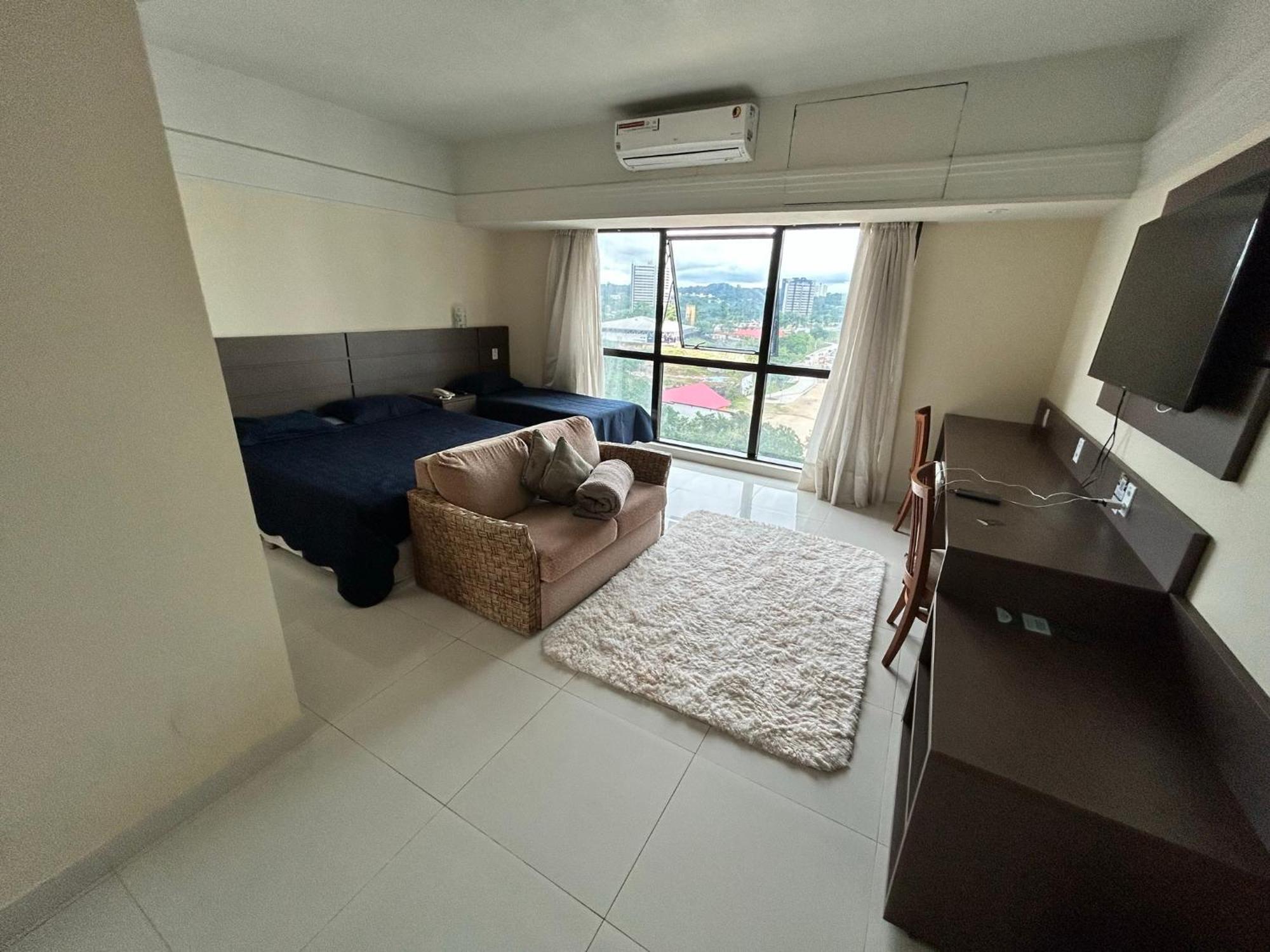 Tropical Executive Flat Vista Incrível para a Orla Manaus Exterior foto