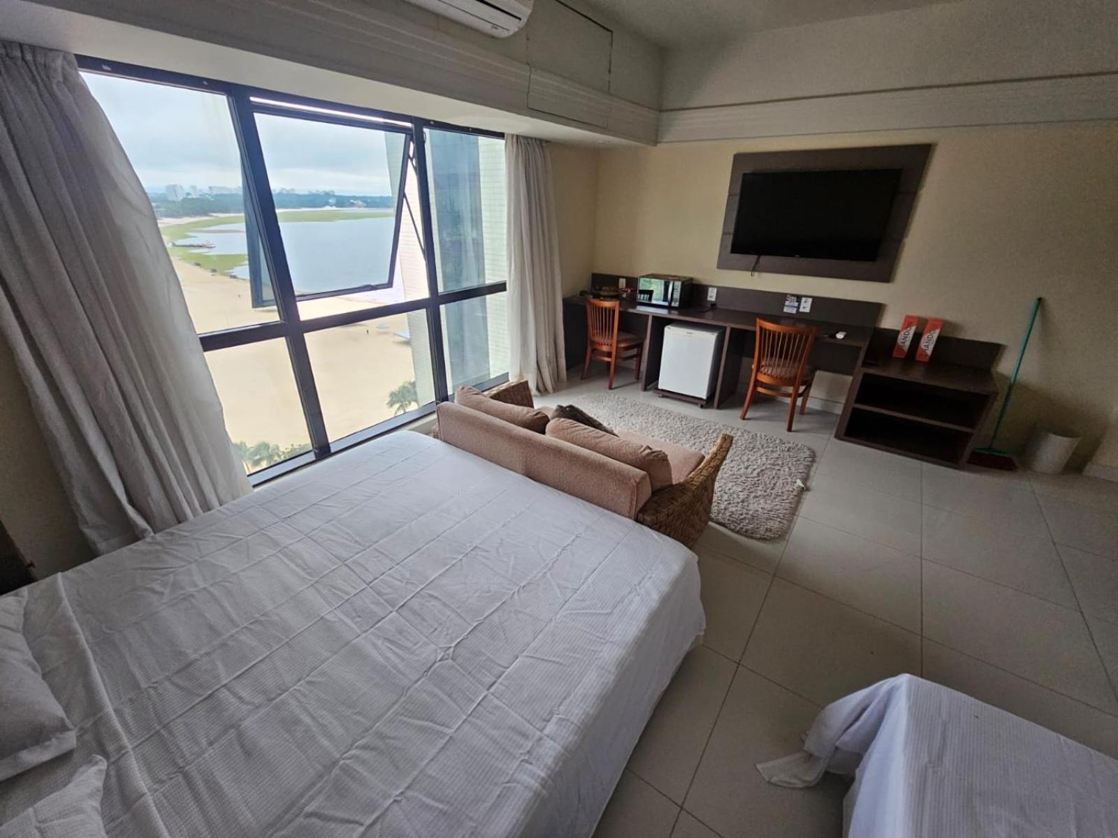 Tropical Executive Flat Vista Incrível para a Orla Manaus Exterior foto
